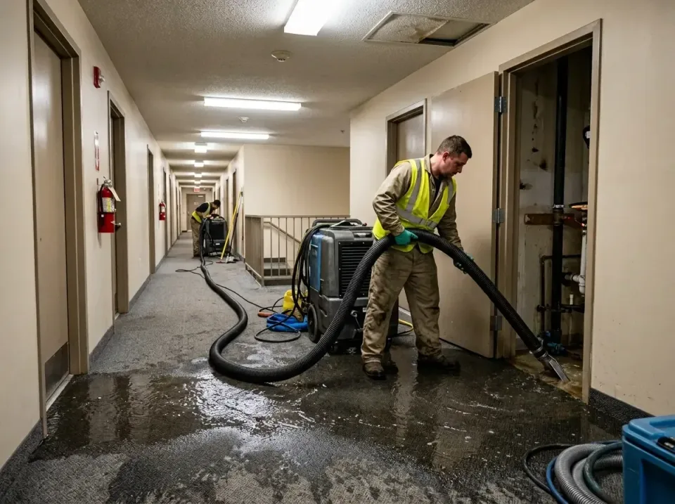 multi-unit-apartment-hallway-f-005 — frequently asked questions, Emergency Burst Pipe Water Extraction & Removal in Dumas, TX